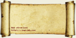 Sara Pljakić vizit kartica